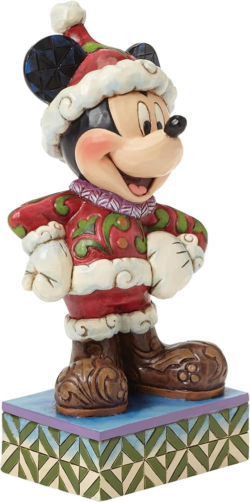 Jim Shore ミッキー サンタ 置物 ジム ショア Jim Shore ディズニー トラディション Disney Traditions